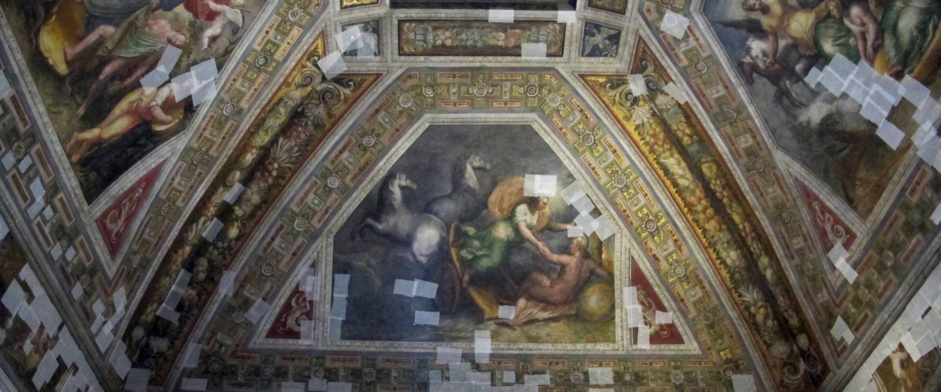 Castello estense di ferrara, int., sala dell'aurora, affreschi di ludovico settevecchi e leonardo da brescia (1574-75) 02 photo by Sailko